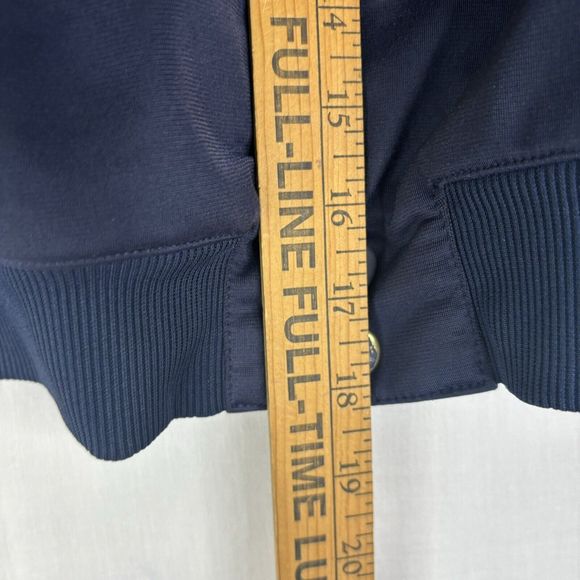 Converse Jacket Boys 7 Heritage Snap Front‎ Warmup Bomber Navy 968017 695 - Picture 8 of 11